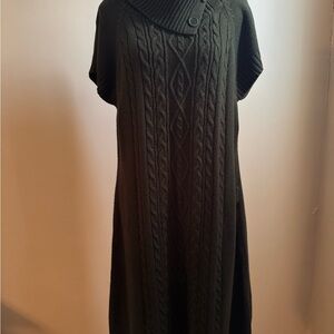 Dress Barn Green Sweater Dress Size 14/16